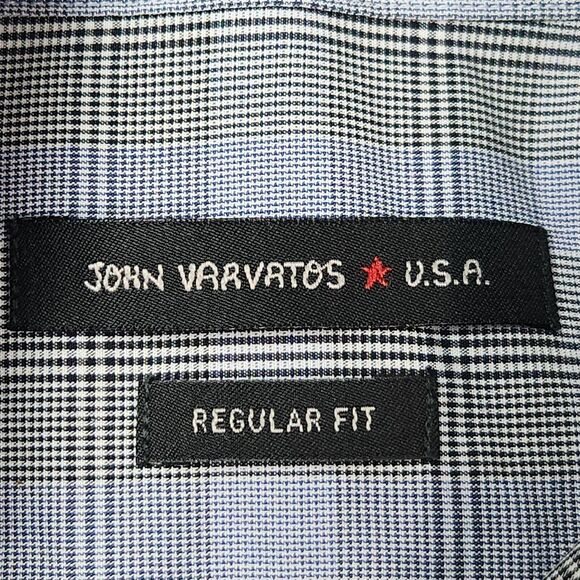 John Varvatos Shirt Mens M Career Wear‎ Preppy Gothic Elegance Rock N Roll Edgy - Picture 12 of 13